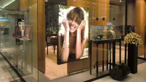 Slim Tension Fabric Light Box for Georg Jensen in Hong Kong