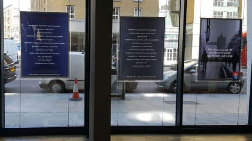 Luxframe Slim Window Lightboxes for Stirling Ackroyd