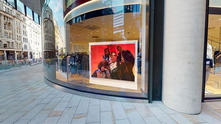 Digital LED Window Display Advertising