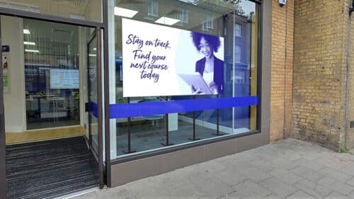 Digital LED Window Display Job Centre