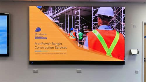 Presentation LED Video Wall for Manpower Ranger