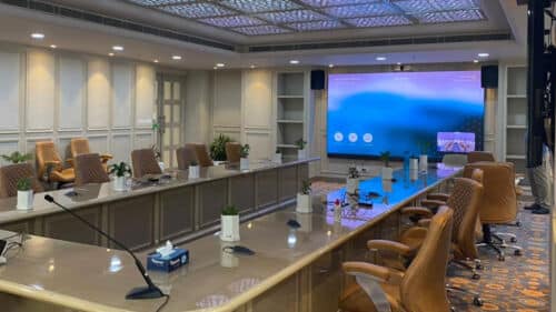 Presentation LED Video Wall for a Board Room