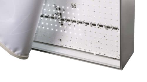 Print Animation Light Box showing LED modules