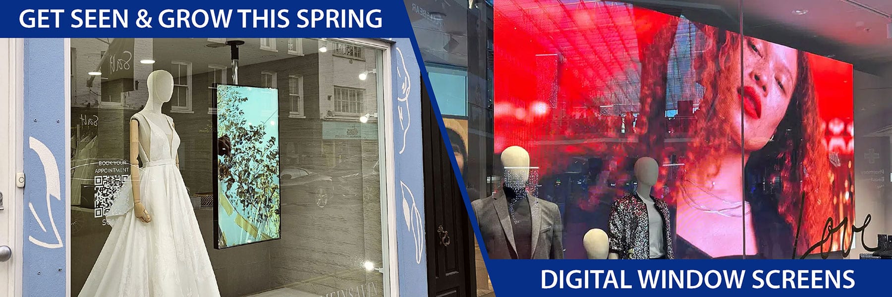 High Brightness Digital Window Displays